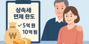 상속세 면제 한도 완벽 정리