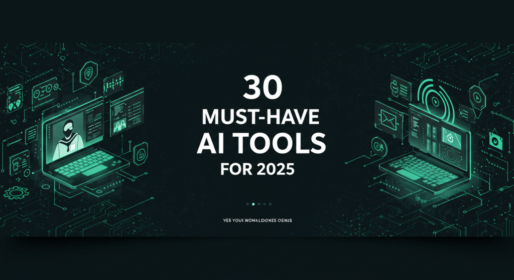2025년 꼭 써야하는 베스트 AI툴 30선