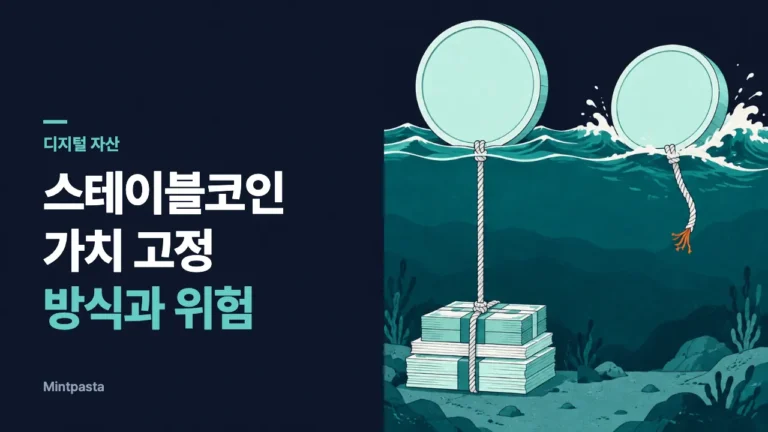 스테이블코인이란? 가치를 고정하는 방식과 위험
